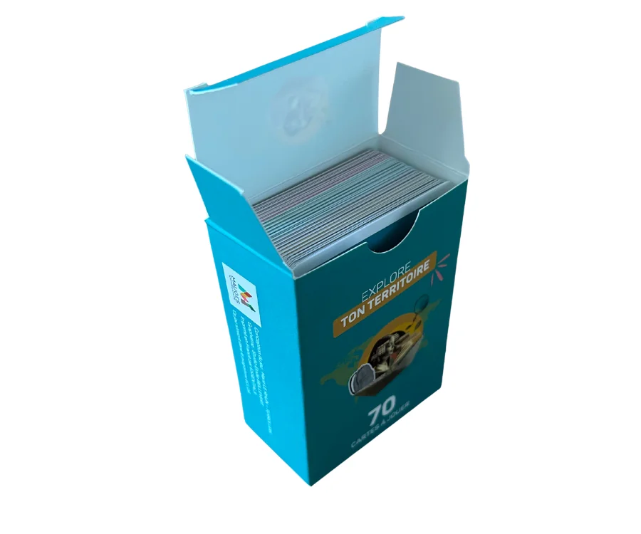Étuis à cartes fabriqué en France par Imprim'ton jeu