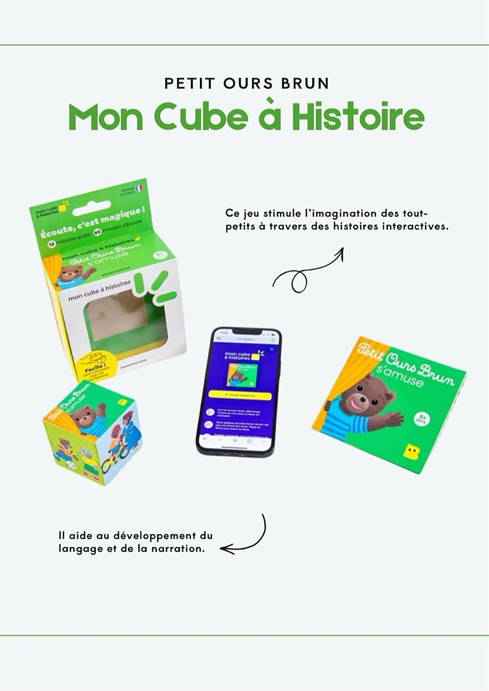 Mon Cube à Histoire — Petit Ours Brun · Bayard