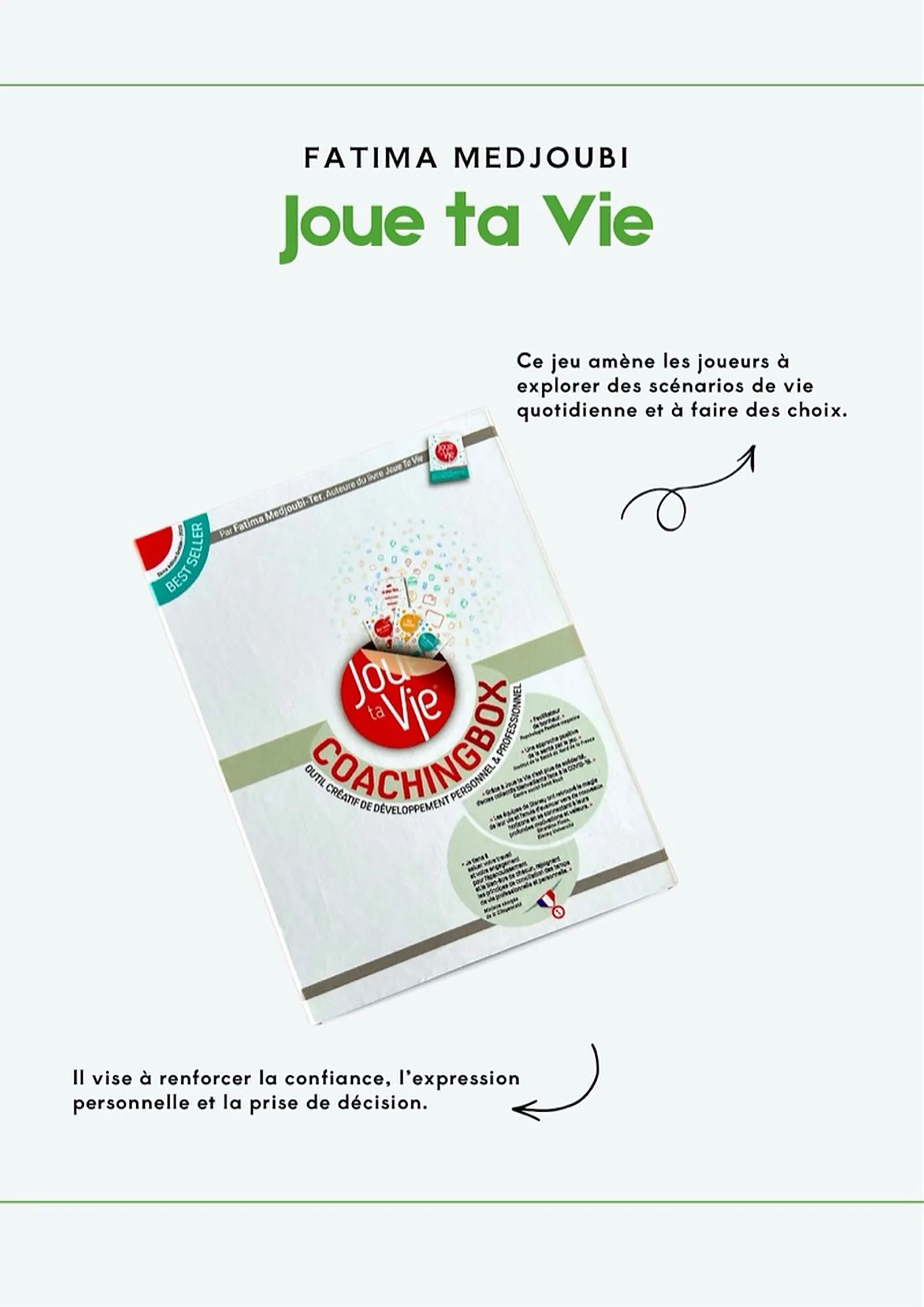 Joue ta Vie — Fatima Medjoubi