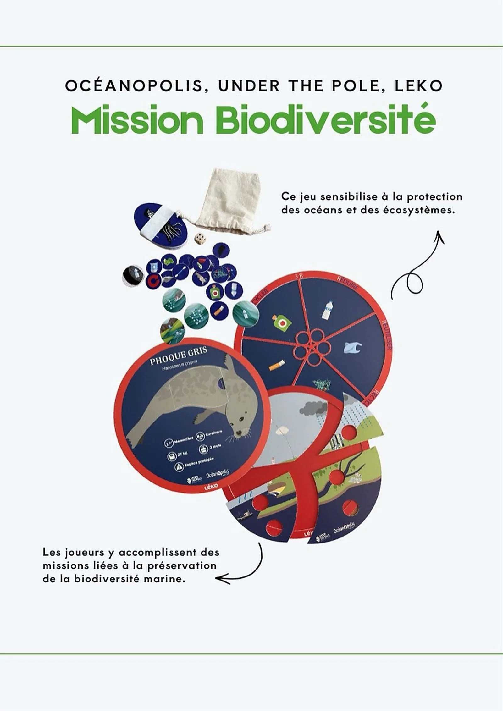 Mission Biodiversité — Océanopolis · Under the Pole · Léko